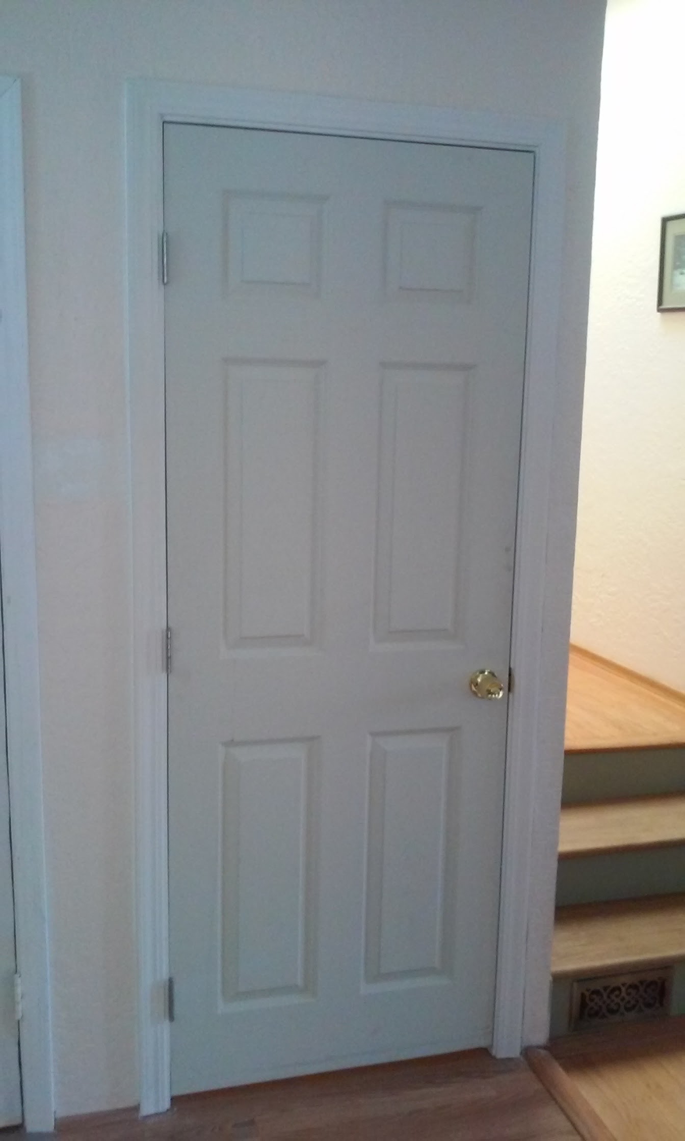 Newly installed interior door by Romack Home Maintenance